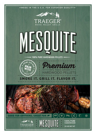 Traeger Mesquite Hardwood Pellets 20 lb.