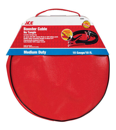 Ace 10 ft. 10 Ga. Cable Booster and Bag 225 amps