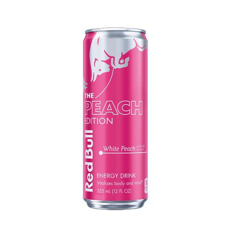 Red Bull White Peach Peach-Nectarine Energy Drink 12 oz