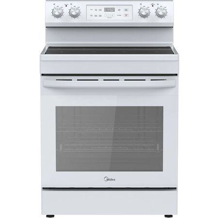 Midea 30 in. White Freestanding Electric Range with 4 Radiant Elements, 6.3 cu. ft