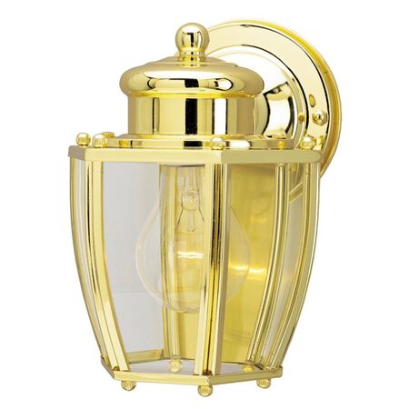Westinghouse 1 lights Polished Brass Outdoor Wall Lantern