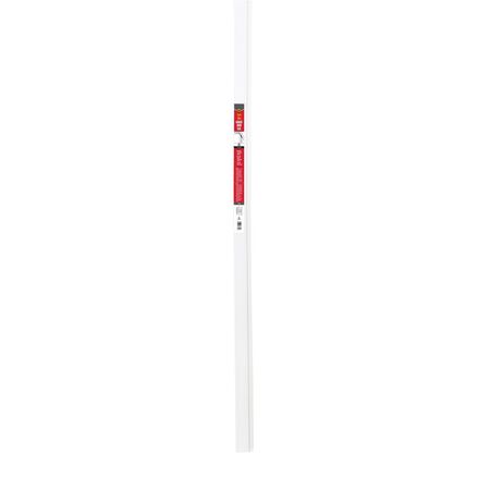 M-D White Vinyl Weather Stripping For Garage Door 9 ft. L X 2-13/16 in.