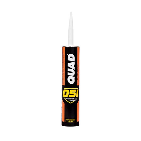 OSI Quad Clay Elastomeric Polymers Door/Siding/ Window Sealant 10 oz