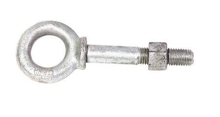 Baron 1/2 in. X 6 in. L Hot Dipped Galvanized Steel Shoulder Eyebolt Nut Included