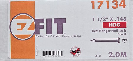 Nail EZ 1-1/2x.148 SPP HDG 2M