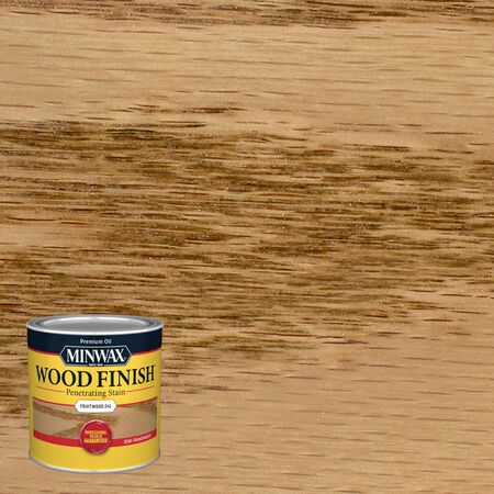 Minwax Wood Finish Semi-Transparent Fruitwood Oil-Based Penetrating Wood Stain 1/2 pt