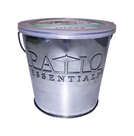 Patio Essentials Galvanized Citronella Oil Candle Bucket 17 oz.