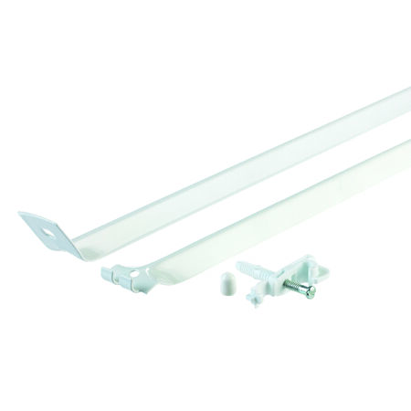 Rubbermaid 1.1 in. H X 5 in. W X 12 in. L Steel Closet Hardware