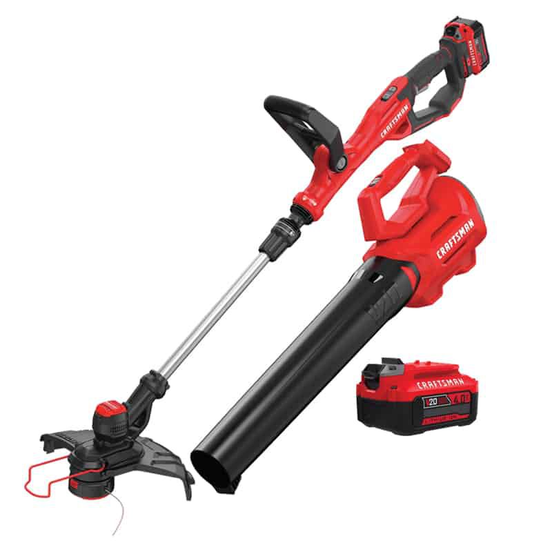 Craftsman 20V Cordless lead Blower/String Trimmer Kit Stine Home