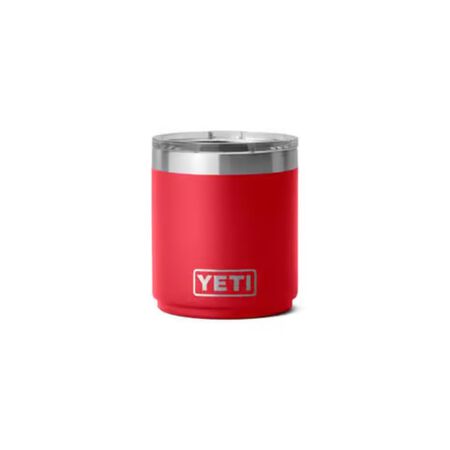 YETI Rambler 10 oz. Rescue Red BPA Free Lowball 2.0 Tumbler with MagSlider Lid