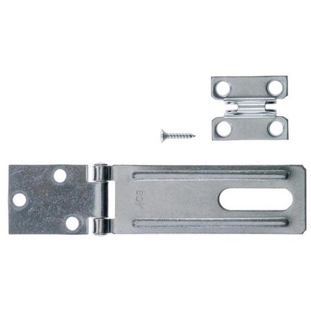 Ace Zinc 4-1/2 in. L Fixed Staple Safety Hasp