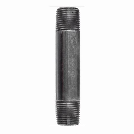 STZ Industries 3/8 in. MIP each X 3/8 in. D MIP Black Steel 4 in. L Nipple