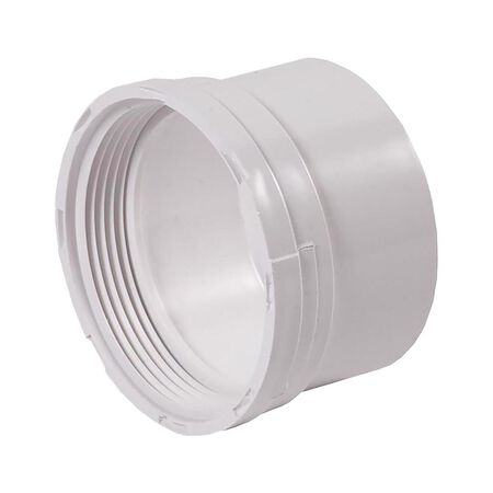 NDS Schedule 35 3 in. Hub each X 3 in. D FPT PVC Pipe Adapter 1 Pack