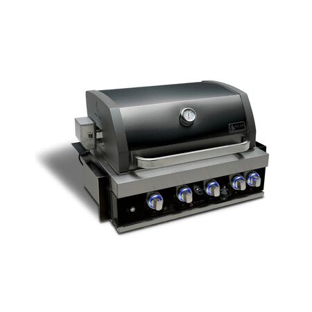 Mont Alpi 32 in. Black Stainless Steel Built-In Grill