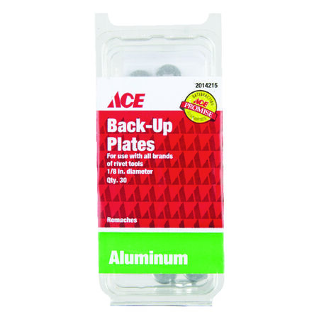 Ace Steel Backup Plates 1/8 in. 30 pc