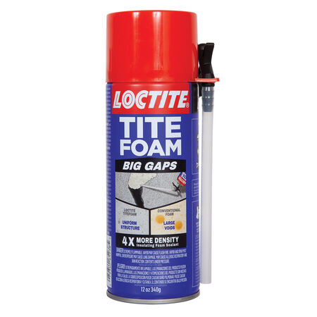 Loctite Tite Foam White Polyurethane Big Gaps Foam Sealant 12 oz