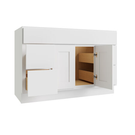 Luxor White Vanity Sink Base 48" RTA