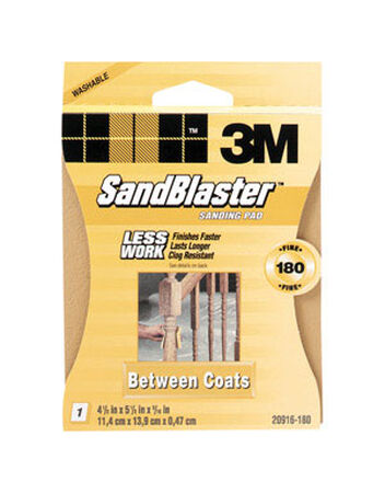 3M Sanding Pad 4-1/2 in. W x 5-1/2 in. L