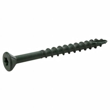 Grip-Rite PrimeGuard Plus No. 10 wire X 4 in. L Green Star Bugle Head Deck Screws 1 lb 50 pk