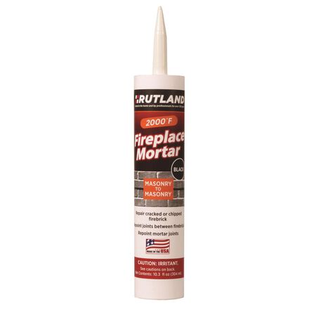 Rutland Mortar Fireplace Black 10.3oz Meecos Red Devil