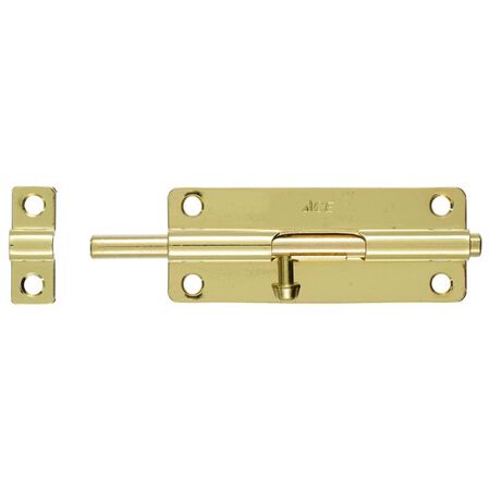 Ace 5 in. L Brass-Plated Steel Barrel Bolt 1 pk