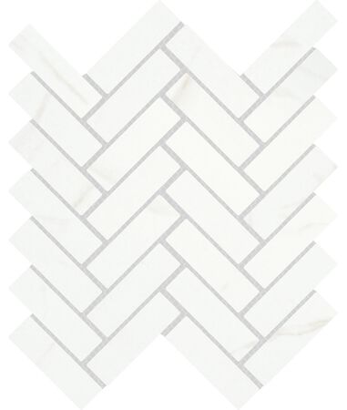 Contessa Oro Herringbone Mosaic 9" x 11" Porcelain