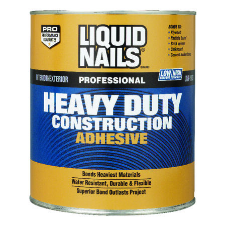 Liquid Nails Heavy Duty Acrylic Latex Construction Adhesive 1 qt