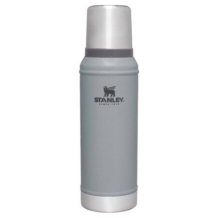 Stanley Classic Legendary 1 qt Hammertone SIlver BPA Free Insulated Bottle