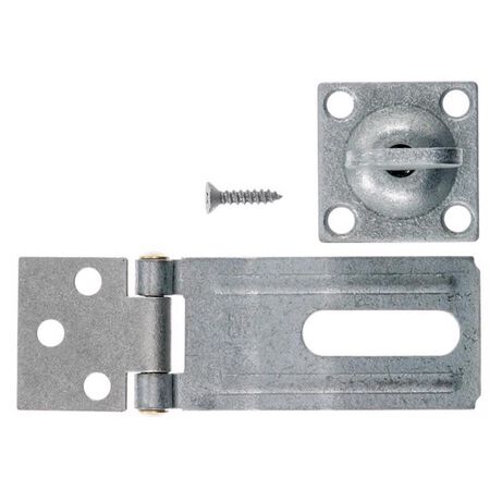 Ace Galvanized Steel 3-1/4 in. L Swivel Staple Safety Hasp