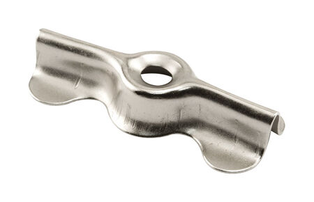 Prime-Line Steel Double Wing Clip For 1-2/3 inch 6 pk