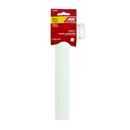 Ace 1-1/4 in. D X 7 in. L Plastic Wall Bend