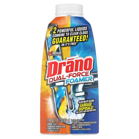 Drano Dual Force Liquid Clog Remover 17 oz