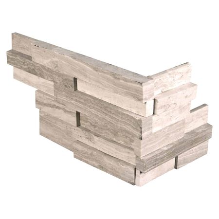 White Oak 3D Hon " L" Panel 6x18"