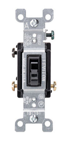 Leviton 15 amps Toggle 3-Way Switch Single Pole