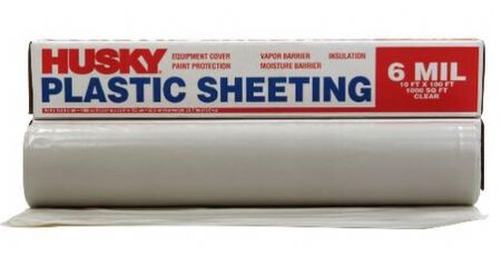Berry Plastics Film-Gard Plastic Sheeting 6 mil x 10 ft. W x 100 ft. L Polyethylene Clear
