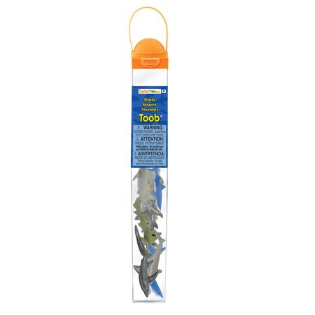 Safari Ltd. Toobs Sharks Toob Toy 10 pc