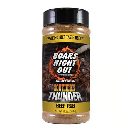 Boars Night Out Southern Thunder Bar-B-Q Rub/Seasoning 11.2 oz.