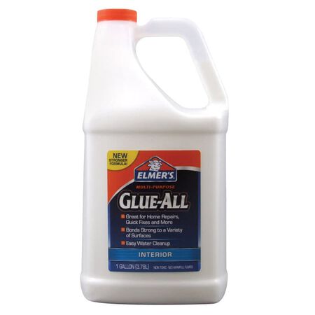Elmer's Glue-All High Strength Polyvinyl acetate homopolymer Clear All Purpose Adhesive 1 gal