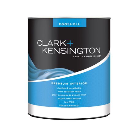 Clark+Kensington Eggshell Designer White Premium Paint Interior 1 qt