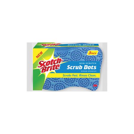Scotch-Brite Non-Scratch Sponge For Multi-Purpose 2.6 in. L 3 pk