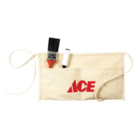 Ace Heavy Duty 2 pocket Cotton Waist Apron White 1 pk