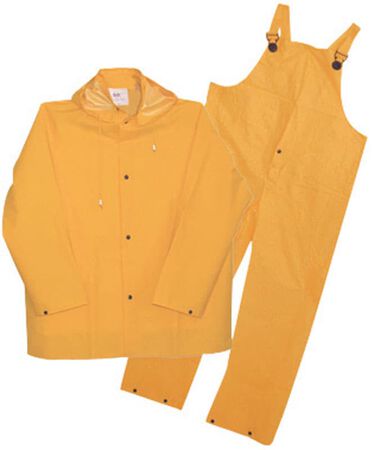 Boss Yellow PVC-Coated Polyester Rain Suit XL
