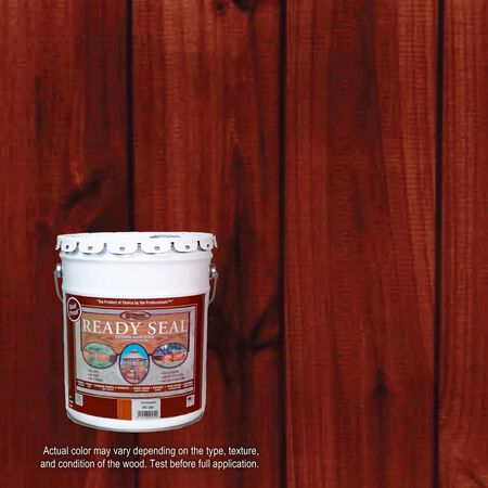Ready Seal Goof Proof Semi-Transparent Flat Mahogany Oil-Based Penetrating Wood Stain/Sealer 5 gal