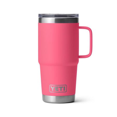 YETI Rambler 20 oz Tropical Pink BPA Free Insulated Tumbler with Travel Lid