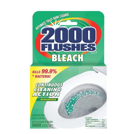 2000 Flushes Fresh Scent Automatic Toilet Bowl Cleaner 1.25 oz Tablet