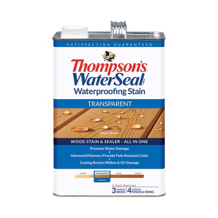 Thompson's WaterSeal Transparent Desert Tan Waterproofing Wood Stain and Sealer 1 gal