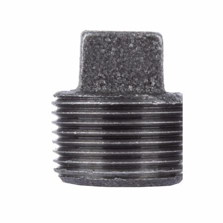 STZ Industries 3/8 in. MIP each Black Malleable Iron Plug