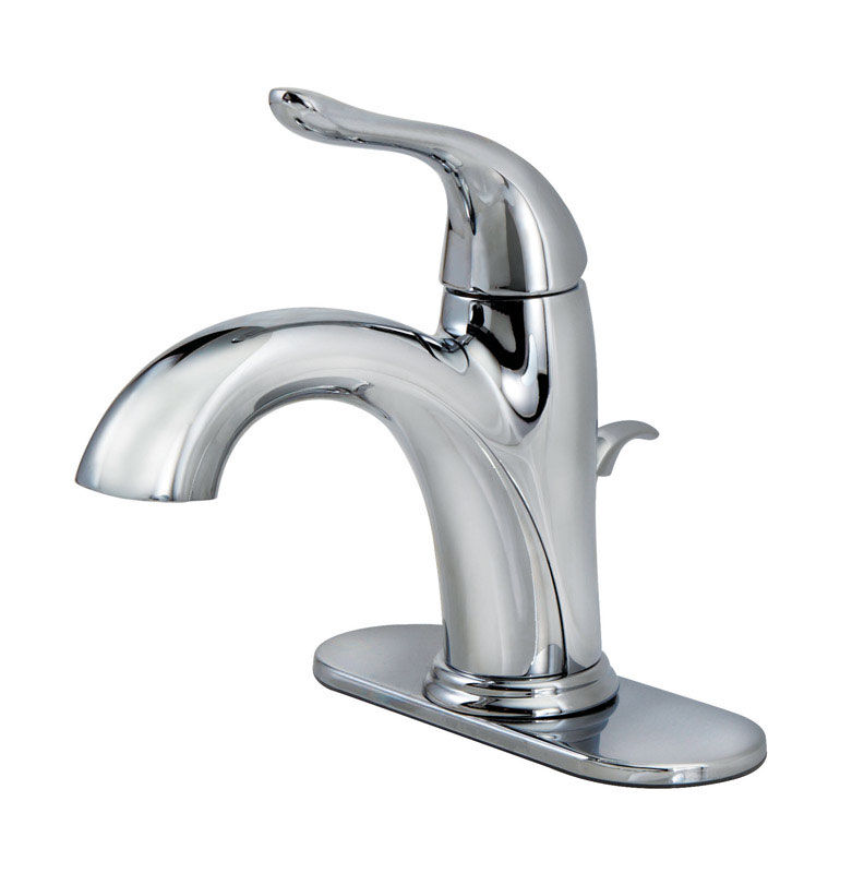 OakBrook Chrome Single-Handle Bathroom Sink Faucet 4 in ...
