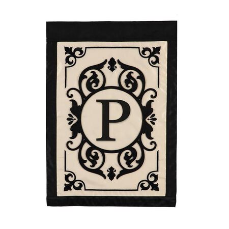 Monogram Garden Filigree Flag