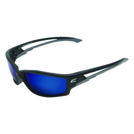 Edge Eyewear Kazbek Multi-Purpose Safety Glasses Antifog Polarized Blue Lens Black Frame Bulk